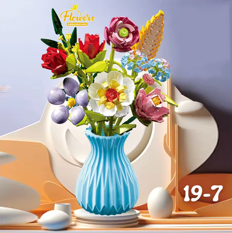 Ramo de Flores con Jarrón