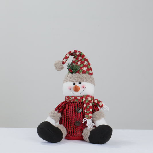 Muñecos Navideños Sentados
