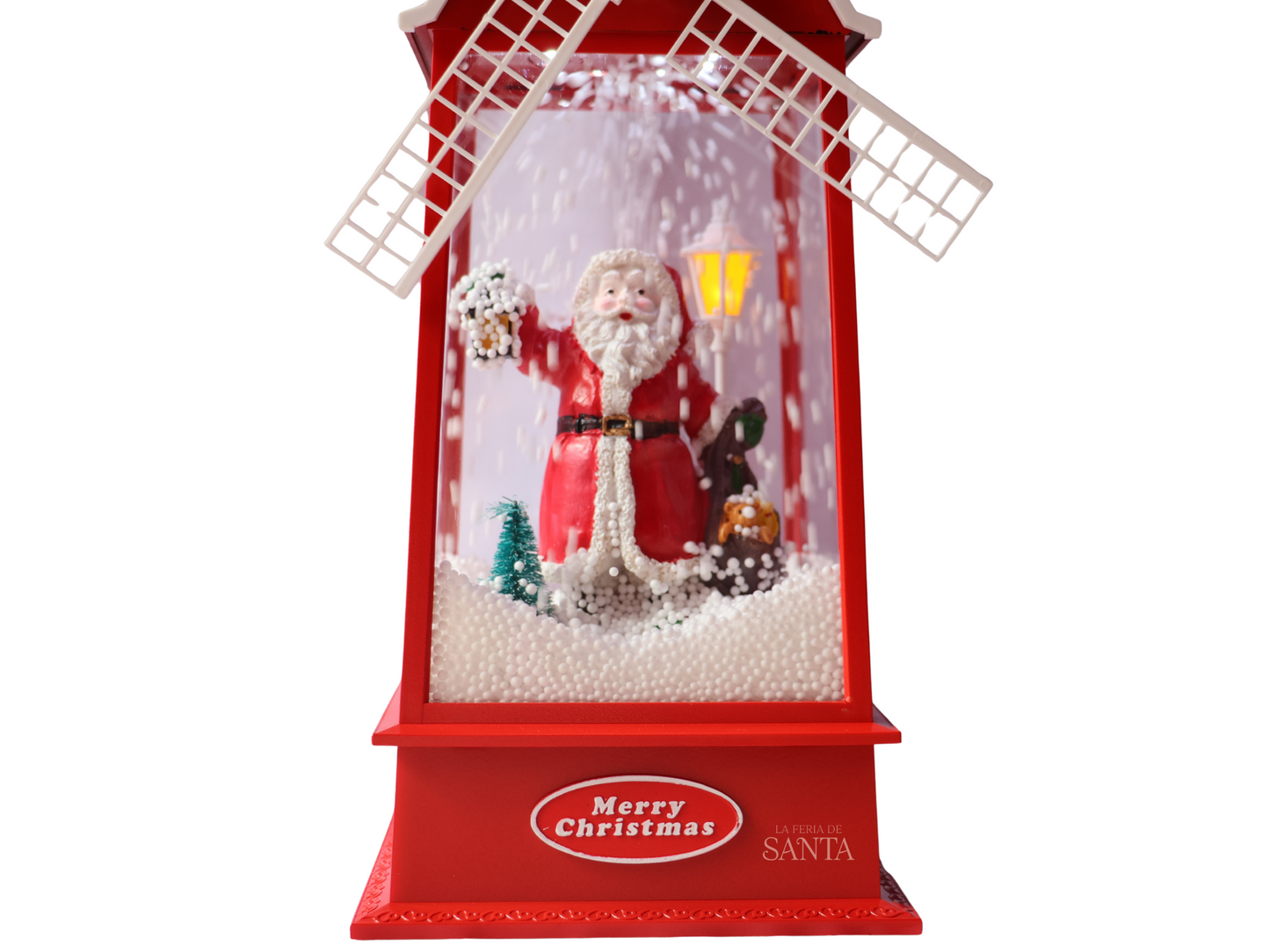 Farol Molino con Nieve Artificial