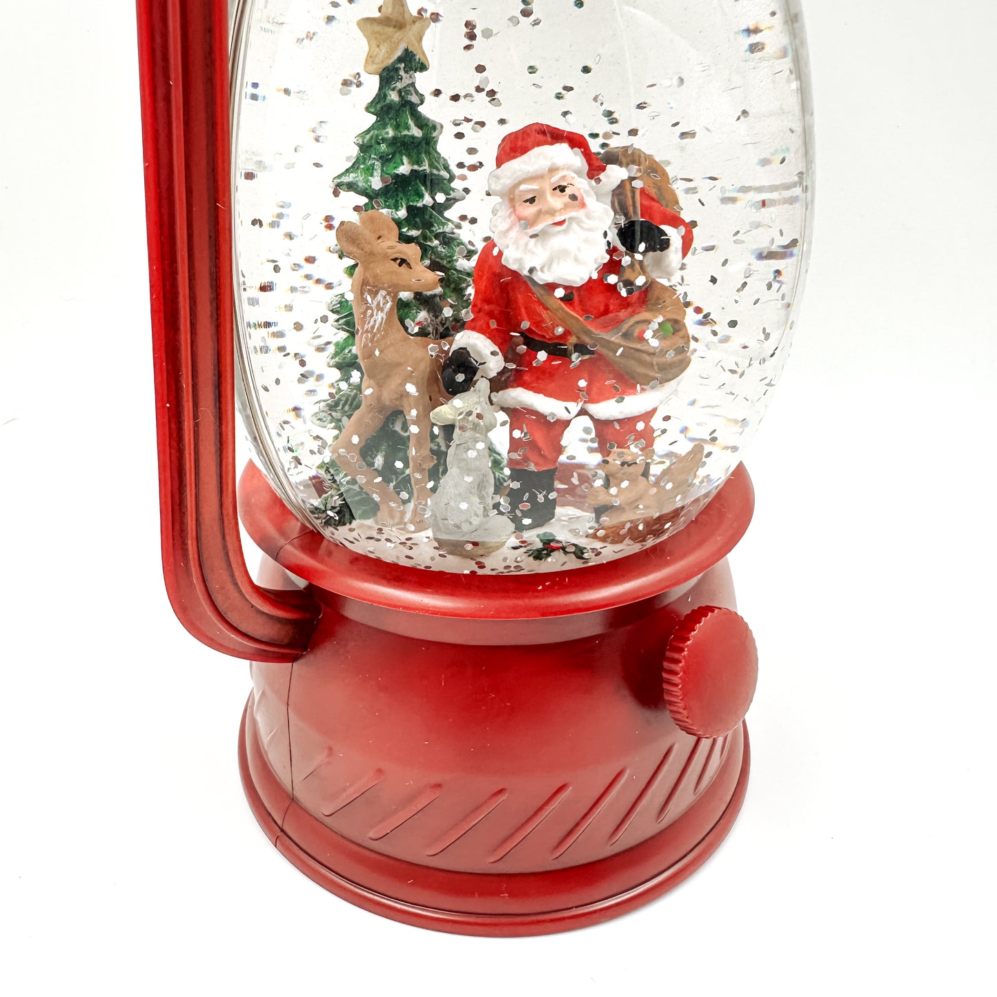 Papá Noel y Bambi Rojo