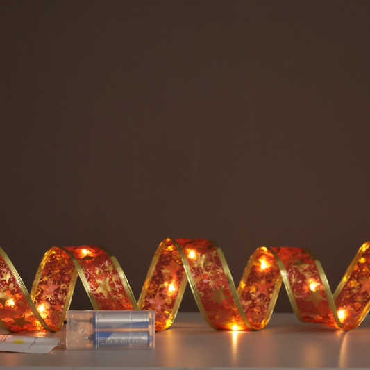Cinta LED Roja Cálida – 30 Luces