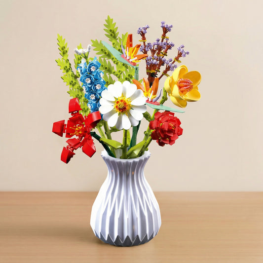 109-6 Ramo de Flores con Jarrón