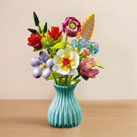 109-7 Ramo de Flores con Jarrón