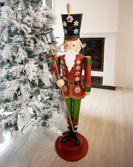 Cascanueces Farol en Latón con Luz – 132 cm