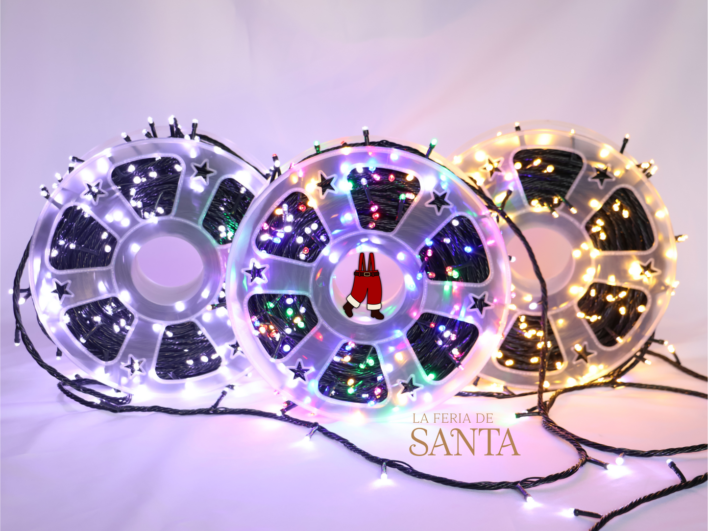 Extensión de 1.000 Luces LED con Carrete – 100 Metros