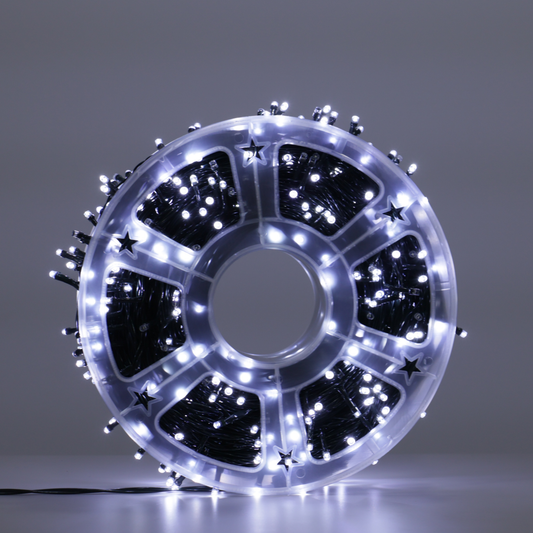 Extensión de 1.000 Luces LED Flash con Carrete – 100 Metros