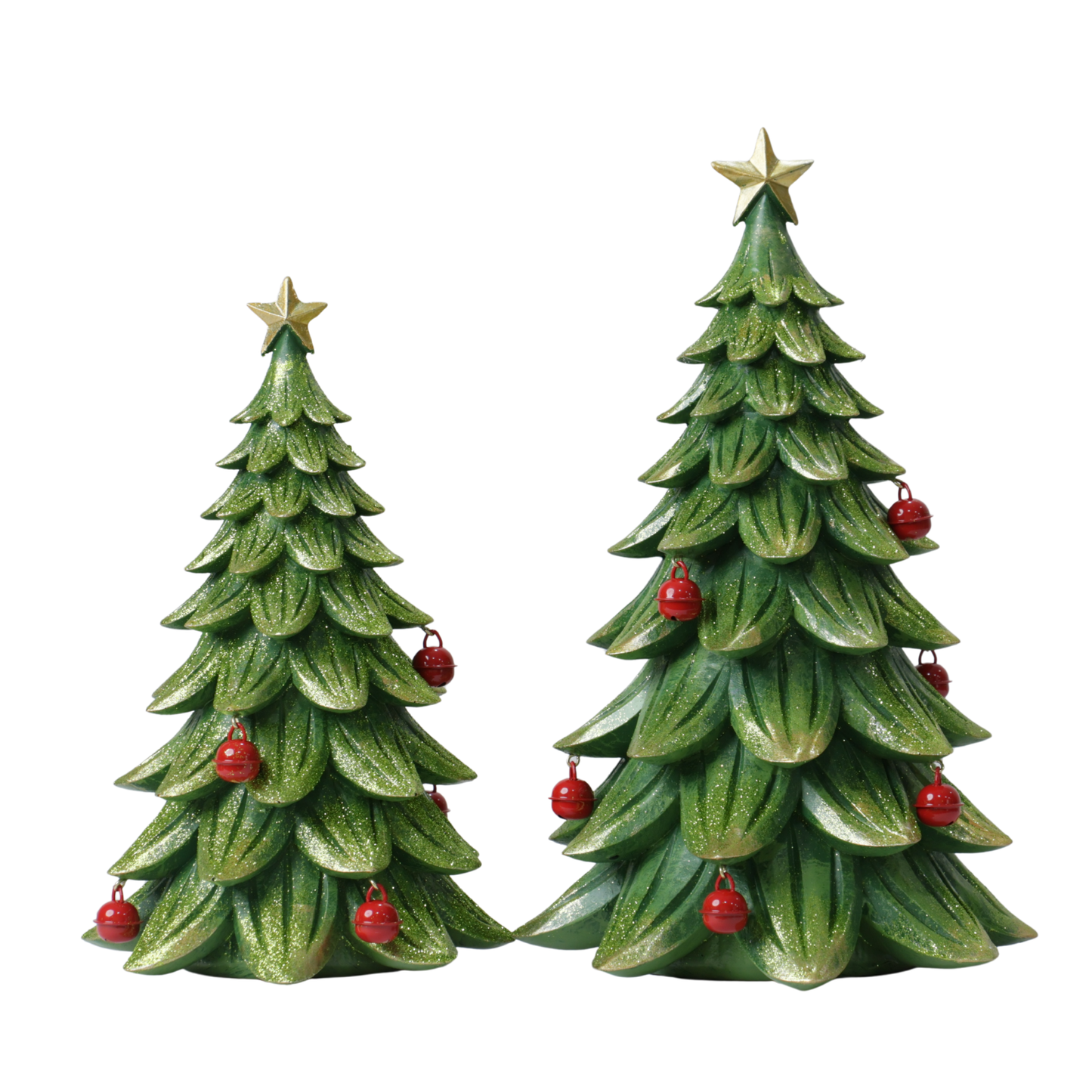 Árbol Decorativo con Campanas en Resina