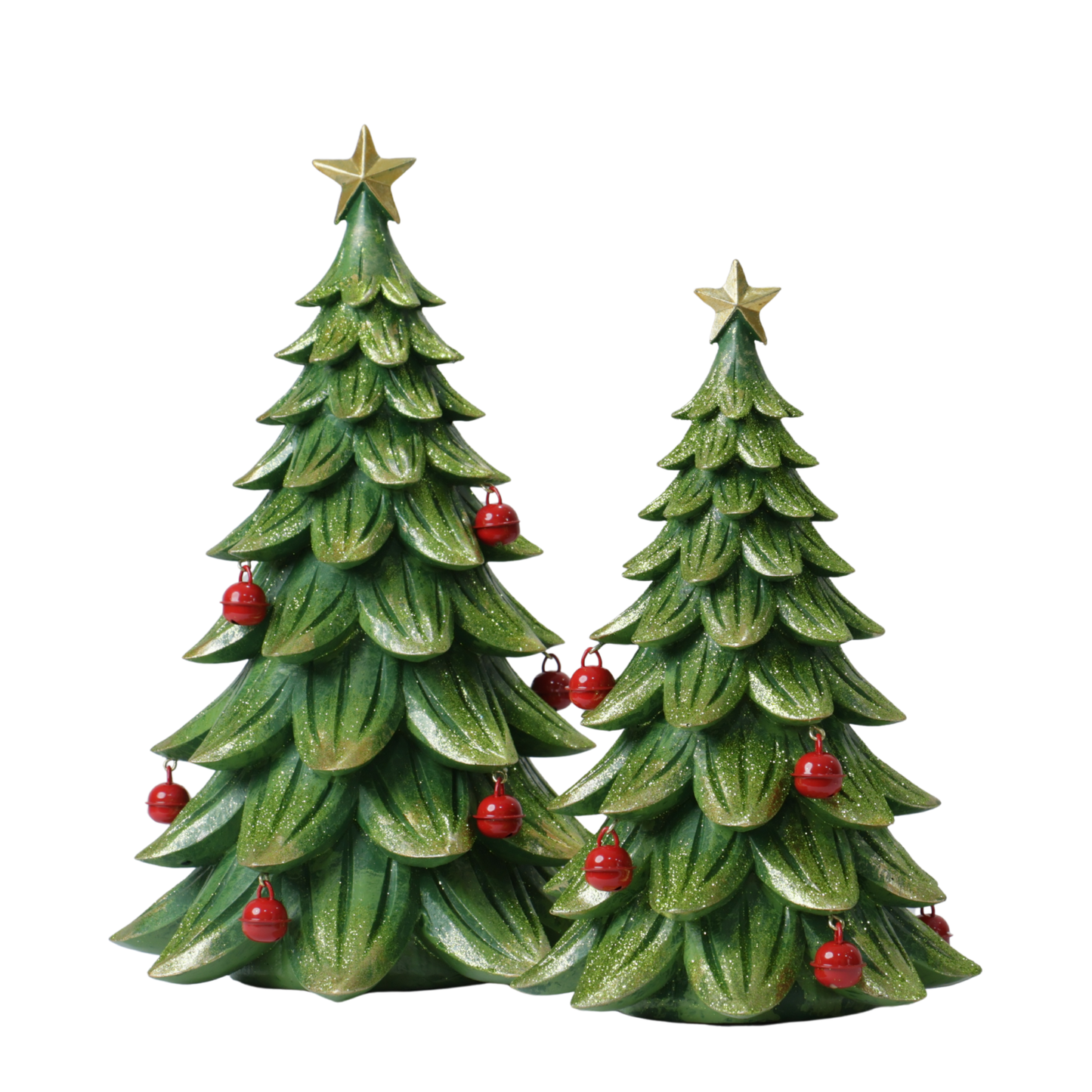 Árbol Decorativo con Campanas en Resina