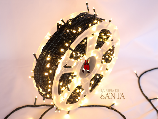 Extensión de 500 Luces LED con Carrete – 50 Metros