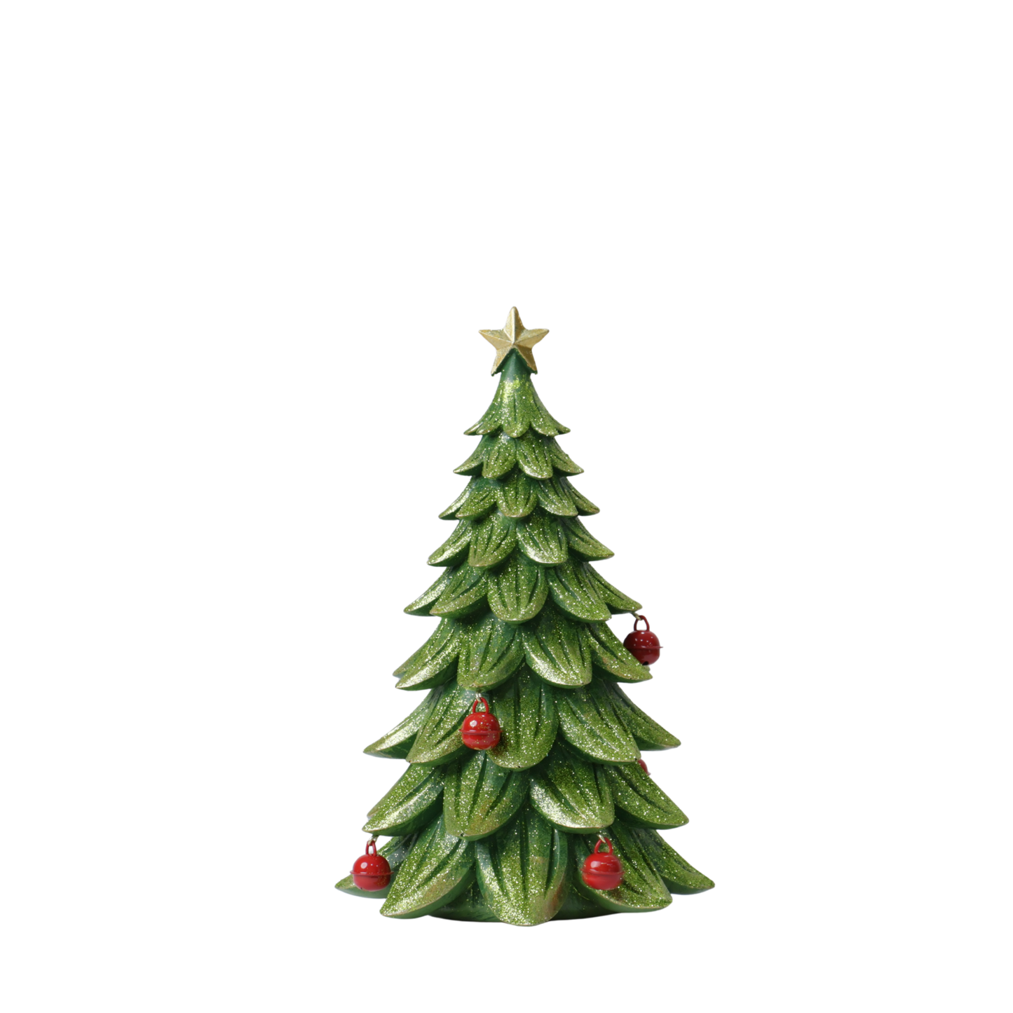 Árbol Decorativo con Campanas en Resina