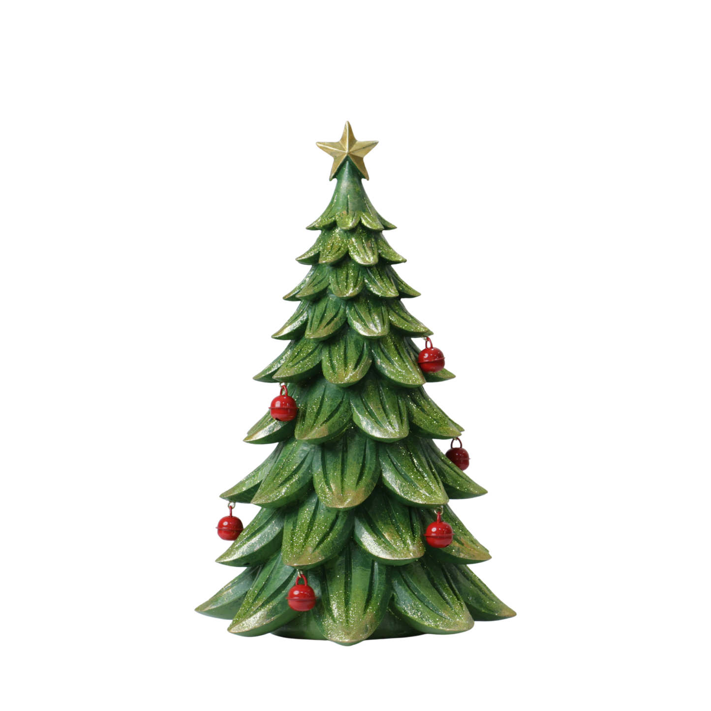 Árbol Decorativo con Campanas en Resina