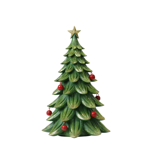 Árbol Decorativo con Campanas en Resina