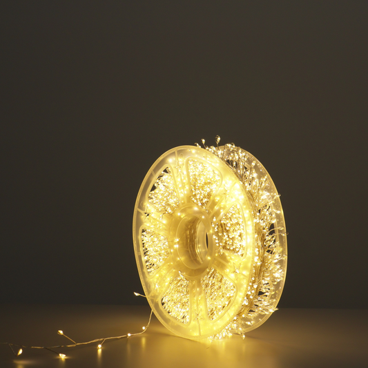 Extensión de 2.500 Luces LED Hada con Carrete – 100 Metros