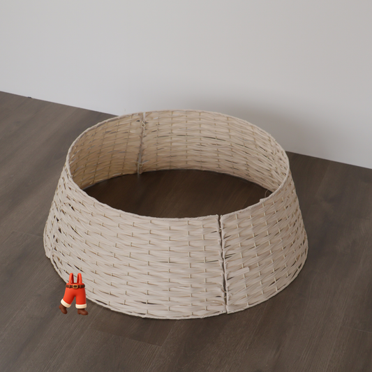 Cubre Base Mimbre Beige