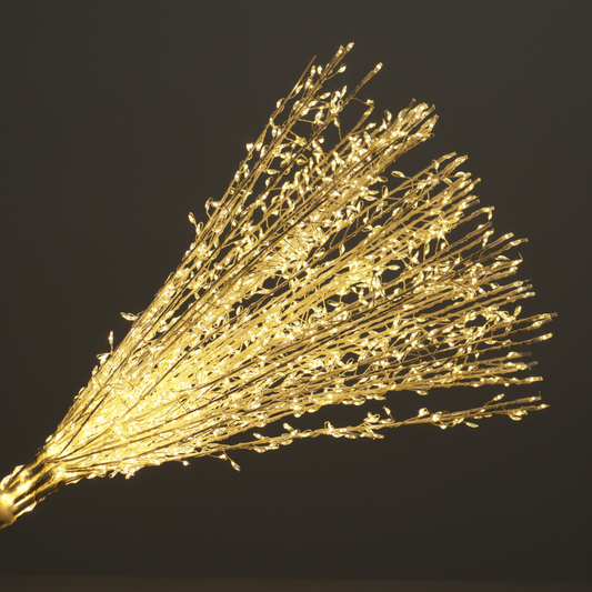 Esfera LED Destellos · 1.500 Luces · 50 Puntas · Cálida