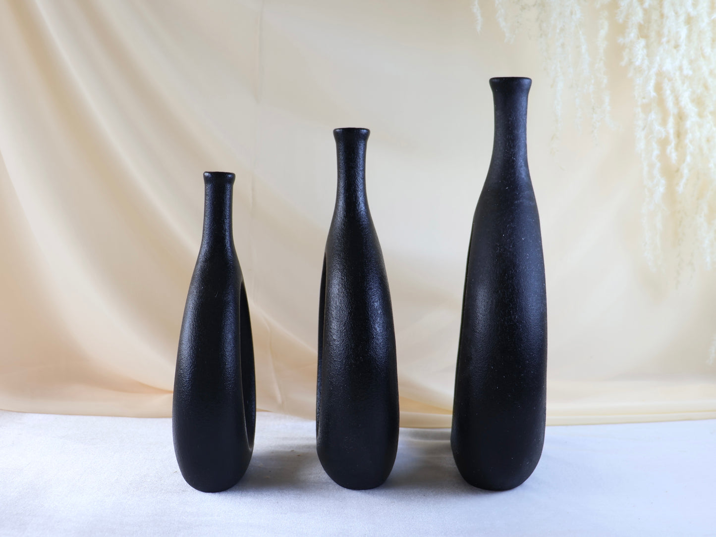 Set de Jarrones Esencia Negro