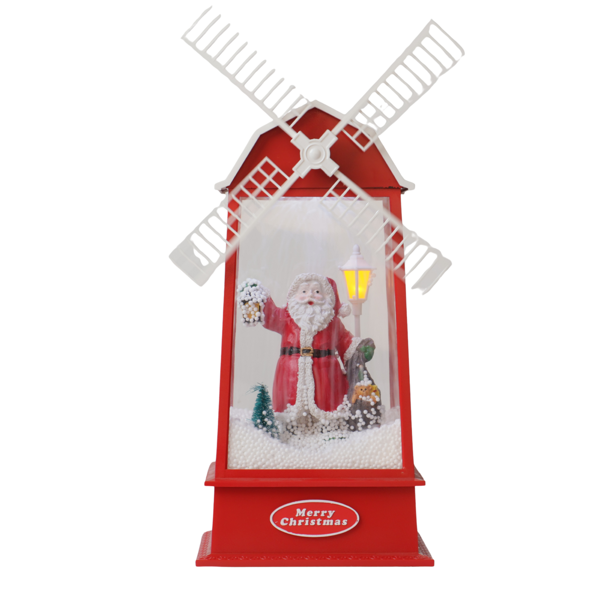 Farol Molino con Nieve Artificial