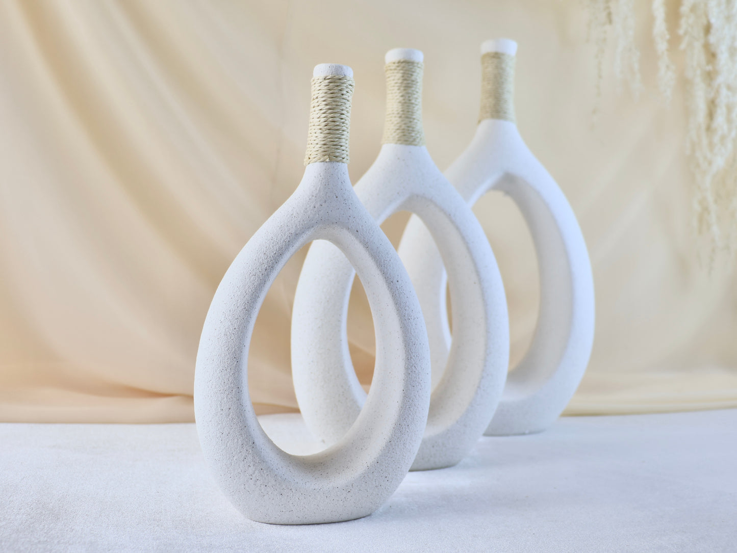 Set de Jarrones Esencia Blanco