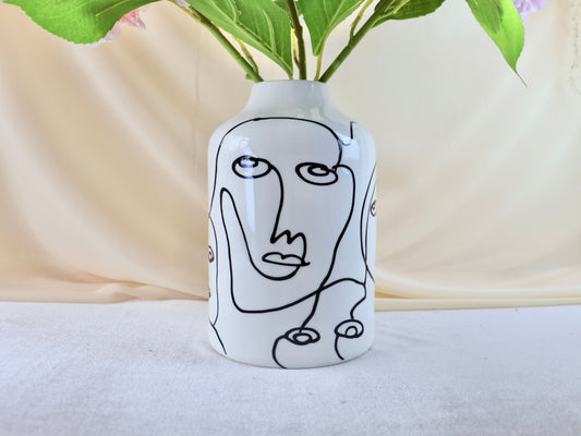Jarrón Abstract Face