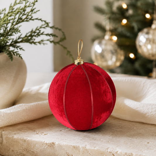Bola de Terciopelo Roja