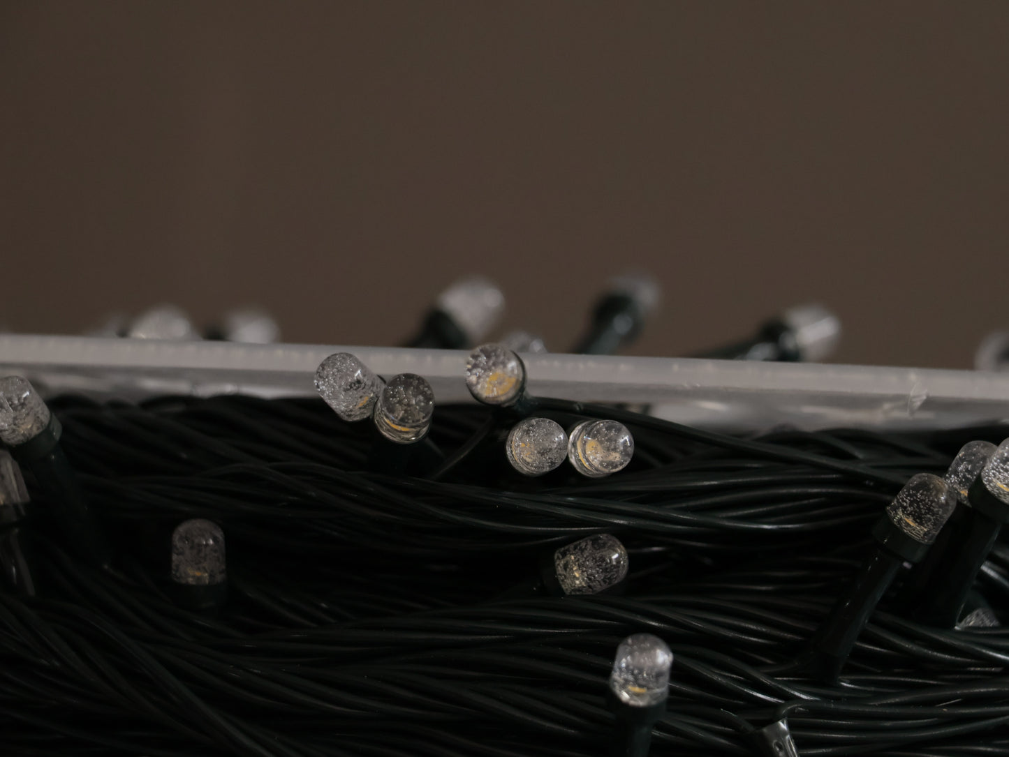 Extensión de 500 Luces LED Burbuja con Carrete – 50 Metros