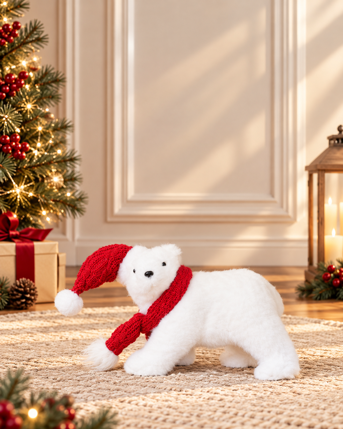 Oso Polar Caminando 20cm