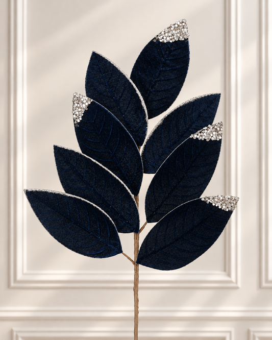 Follaje Velvet — Azul Noche TY34-111824A