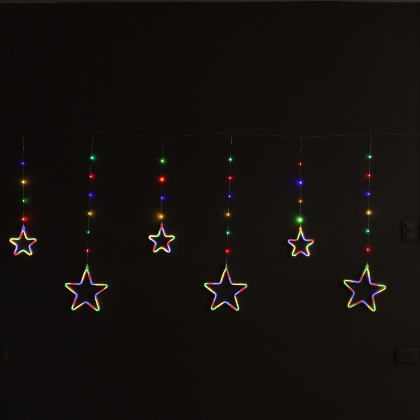 Cascada LED Estrellas – 480 Luces