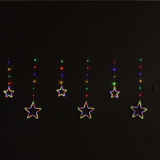 Cascada LED Estrellas – 480 Luces