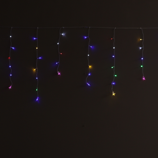 Cortina LED Estrellas – 92 Luces